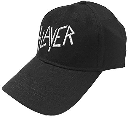 Slayer Baseball Cap Classic Band Logo Sonic Silber Nue offiziell Schwarz
