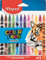 Maped 845403 - Filzstifte, Fasermaler COLOR'PEPS ANIMALS mit mittlerer Spitze - mit Tiermotiven - x12 Stifte