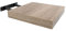H HANSEL HOME étagère Murale Flottante 25x25x4cm Couleur chêne Vieilli, Étagère Murale décoratif Fixation Invisible Charge maximale 5 kg