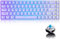 Mechanische Gaming-Tastatur Typ C Wired 68 Keys 18 Chroma RGB-Hintergrundbeleuchtung Full-Ghosting-Tasten für Gamer und Typisten (lila/Blauer Schalter)