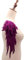1 Paar 3D Stickerei Spitze Bestickte Flügel Applikation DIY Kleidung Zubehör Mehrfarbig Spitzenmotive Patches Polyester Nähen Handwerk Zubehör,Ideal für Hochzeit Braut Ballkleid,39x15cm,Dunkelviolett