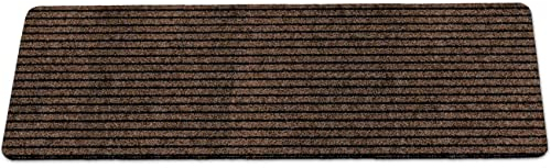 Schmutzfangmatte Mischa – Fußmatte Türmatte für Innen & Außen | rutschfest & pflegeleicht Flur, Eingang, Balkon, Gewerbe Mischa Braun 40x120cm
