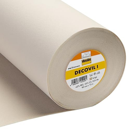 Vlieseline Decovil Heavy Beige Iron On Fusible Interfacing/Interlining 90cm Wide (Price Per Metre)
