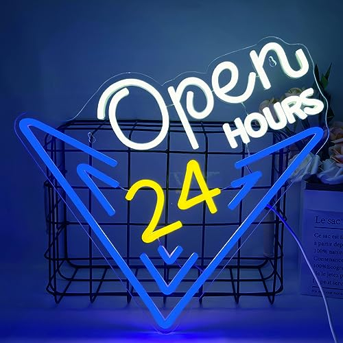 Open 24h neon alimentatore USB neon sign room bar party window shop gaming room hotel christmas wall decoration Insegna al neon Open