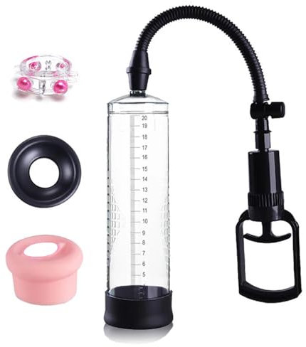 Manual Tecnología Alargador de Màscúlino Vestuario Entrenamiento Ampliación Ampliar Fitness Soporte Larger Crecimiento Hombres Bomba Vacio Incrementar Con Male -X11u