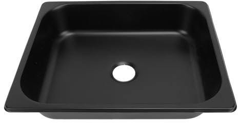 Évier de Cuisine pour Camping-car, évier intégré avec Bec de 40 Mm pour Camping-car (Pulvérisation Plastique Noir)
