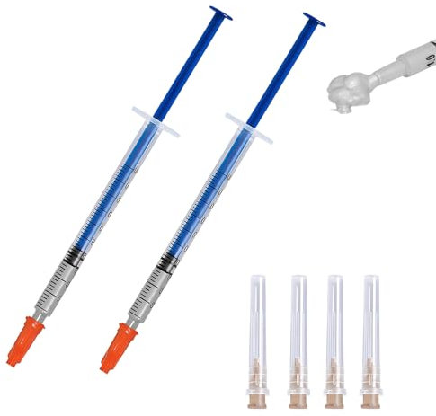 2 Pezzi Conduttivo Adesivo Pasta Argento,Argento Conduttivo Penna,Pasta Conduttiva D'argento, Per La Riparazione di Della Tastiera,Riparazione Circuito Stampato(0.4 ml)