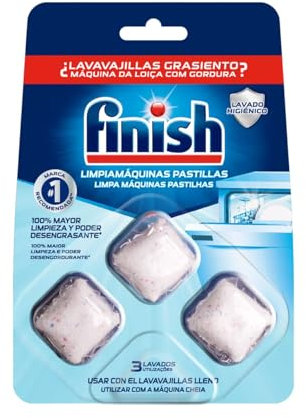 Pastillas limpiadoras para lavavajillas, 3 unidades x 17 g, 4 unidades