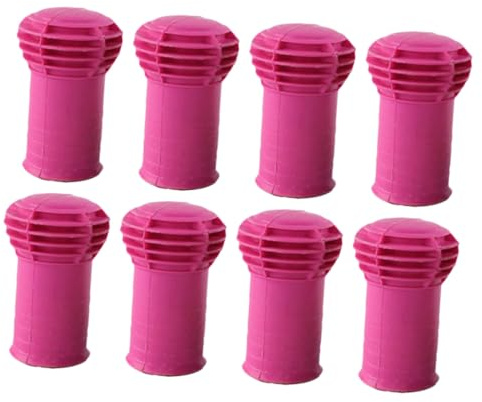 Veemoon 8pcs Multi-use Wok Rust Cleaning Tools Household Scrubbers Kitchen Gadgets for Rust Removal and Surface Cleaning Random Color