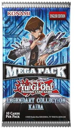 Yu-Gi-Oh! Legendary Collection Kaiba Mega Pack - 1 Booster Pack (10 tarjetas, edición en inglés)