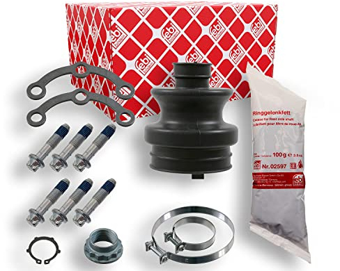 febi bilstein 08481 Achsmanschettensatz, 1 Stück | Kompatibel mit: MERCEDES-BENZ 123 Coupe, 123 Stufenheck, 124 Coupe, 124 Stufenheck, 124 T-Model, 190, C-CLASS, E-CLASS