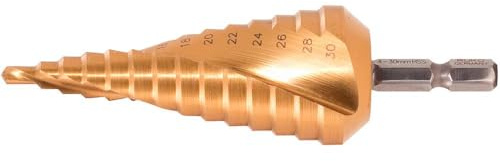 KS Tools 330.2362 HSS-TiN Stufenbohrer,Ø 4,8-10,7mm, 5 Stufen