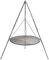 GRILLPLANET Schwenkgrill Grillrost Edelstahl 80 cm Durchmesser Dreibein 2,10 m verzinkt