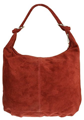 Girly Handbags Femmes Hobo Italian Suede Véritable sac ˆ bandoulire en cuir