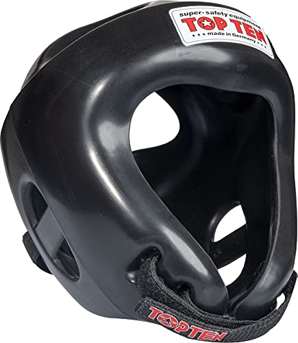 TOP TEN Kopfschutz „Competition Fight“ - schwarz, Gr. L