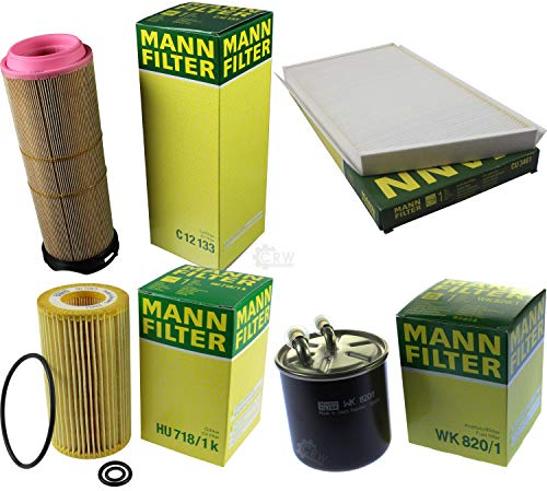 MANN-FILTER Inspektions Set Inspektionspaket Luftfilter Ölfilter Innenraumfilter Kraftstofffilter