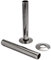 130mm Radiator Pipe Sleeve/Shrouds/Covers and Collar Set | Foundry (Pair) (Black Nickel)