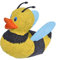 WILD REPUBLIC 24345 Hummel Rubber Ducks, Biene, Klein