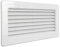 La Ventilazione C229RB Griglia Terminale con rete antinsetti 256x126 mm in ABS da Incasso. Colore bianco