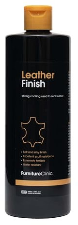 Leather Sealant - 500ml, Satin Finish. Suitable for Leather Sofas, Car interiors, Handbags, Furniture & More