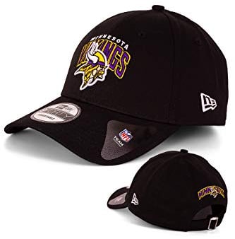 New Era Caps - Baseball Cap Kappe Muetze - Limiterte Designs - MLB NBA NFL - Yankees Lakers Bulls Raiders Chiefs Dodgers Seahawks Sox 49ers (Minnesota Vikings Black V2)