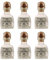 Patron Silver Tequila 5cl Miniature x 6 Bottles