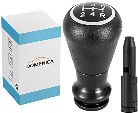 DOMENICA 5 Gang Schaltknauf Schalthebel Kompatibel für Peugeot 106 107 205 206 207 301 306 307 308 406 407 408 508 605 806 807 2008 3008 5008 Citroen C2 C3 C4 C5 Picasso Saxo Xsara Elysee