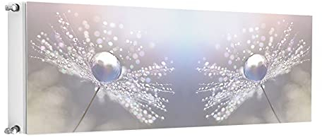 TMK ArtDeko Magnetische Heizkörperverkleidung Modernes Design Einfache Montage 160x60 Magnet Heizkörperabdeckung, Blume