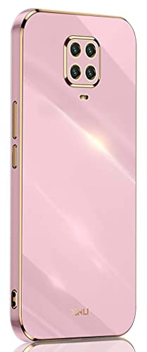 SEAHAI Funda para Xiaomi Redmi Note 9S / Redmi Note 9 Pro, Galvanoplastia de Diseño de Phnom Penh Elegante Delgada a Prueba de Golpes TPU de Goma Suave Carcasa de Silicona Colorida, Púrpura