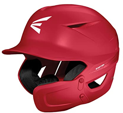 Easton | PRO MAX Batting Helmet | Jaw Guard Included | L/XL | Red