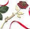 Rose éternelle en bois avec prénom et texte personnalisé, idée cadeau de couple Saint-Valentin, St Valentin, décoration, déclaration amour, souvenir