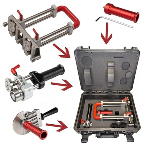 4-in-1 Blechbieger-Set/Perfect-Bender-Set für Dachdecker, Spengler, Zimmerer, Klempner, Flaschner