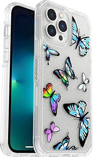OtterBox Symmetry Clear Case for iPhone 13 Pro Max/iPhone 12 Pro Max, Shockproof, Drop proof, Protective Thin Case, 3x Tested to Military Standard, Butterfly