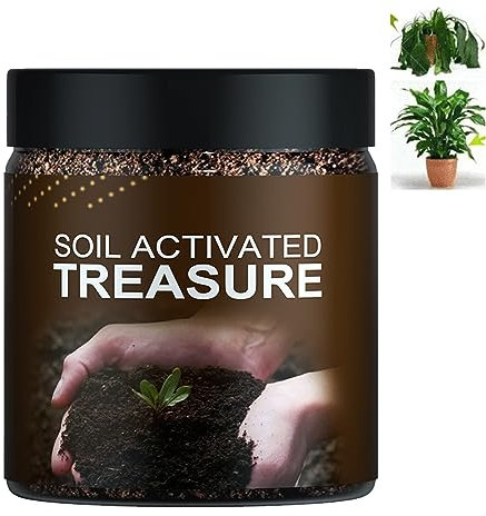 Soil activator,Soil Penetrant And Wetting Agent,Soil Activated Treasure,Premium Soil Activator,Improve Nutrient Uptake,Soil Essence Flower Fertilizer,Soil Activators for Raised Garden Beds