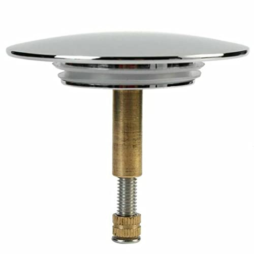 Bouchon de vidange réglable en cuivre chromé pour salle de bain, Accessoire Salle de Bain ou Cuisine, 70 mm