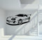 mein-motiv.com Wandtattoo Fast and Furious Toyota Supra Paul Walker Größe L - ca. 100cm x 47cm