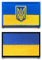 2 Stück Ukraine Flagge-Patch Stickerei Taktische Militär Goldene Dreieck Patch,Aufnäher Mit Nylon Airsoft Für Jacke Stickereibänder Taschen Abzeichen Rucksäcke Taktische Kleidung
