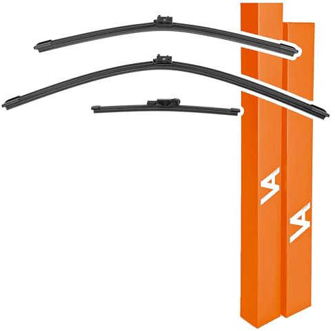 VIA ALBION Escobillas limpiaparabrisas para: Mercedes Clase GLA (X156) 2015-2020 (3 limpiaparabrisas) - VA_455