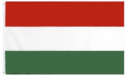 1 Stück 90 x 150 cm, die ungarische Polyester-Ungarn-Flagge zur Dekoration