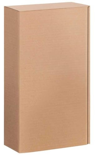 2er Weinkarton Ecoline natur 36 x 19,2 x 9,5 cm, 25 Stück