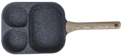 ZAYIUKI Bratpfanne,Bratpfannen,ölsparendes Kochgeschirr,Aluminiumlegierungsstruktur,geeignet zum Kochen in der Küche