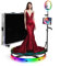 360 Video Booth,360 Photo Booth Machine for Parties,Control by APP or Remote,Flight Case for Wedding, Activity,Exhibition