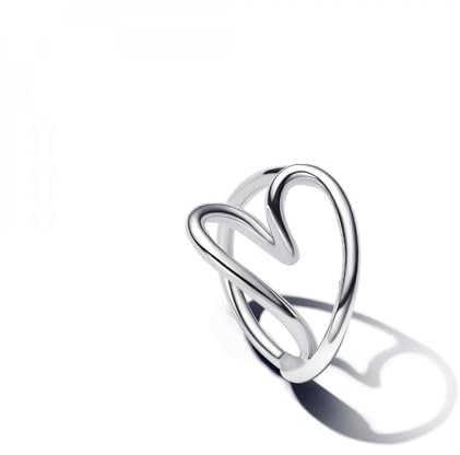 PANDORA Damen-Ring Herz Silber 193288C00-50 Ringgröße 50/15,9