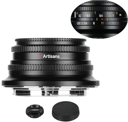 7Artisans 10mm F3.5 for M43 Mount Objectif,Ultra Grand Angle APS-C Manuelle Focus,108°,125g,Compatible avec Olympus and Panasonic M4/3-Mount GH 1, GH 5,GX8, GF1,GF6, GF7, GF8,DC-BGH1