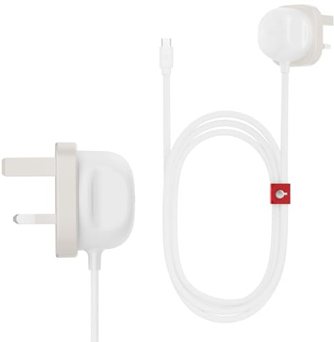 Twelve South PowerCord All-in-One 30W USB-C Fast Charger with Universal Compatibility– 10ft Charging Cable + Wall Adapter Block for USB-C PD 3.0 for iPhone, iPad, Samsung, MacBook Air, and More, Dune