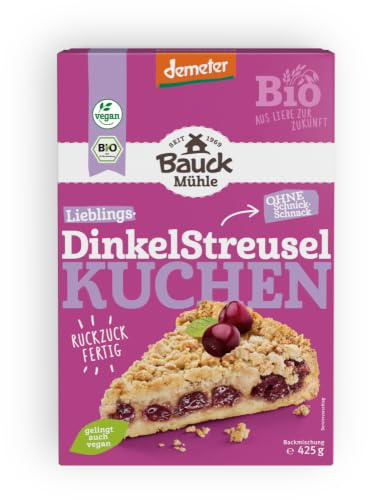 Bauckhof Dinkel-Streuselkuchen-Backmischung (425 g) - Bio