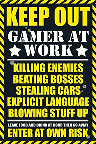 Gaming - Keep Out - Games Poster - Grösse 61x91,5 cm
