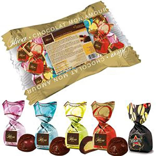 Assortiment de chocolats à la liqueur italienne, piémontaise de Coni - 1000 gr