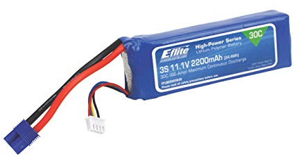 E-flite 2200mAh 3S 11,1V 30C LiPo 13AWG EC3 Akku