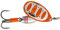 Savage Gear CUCCHIAINO Rotante ROTEX Spinner - 5.5G - 5.5, Orange Fluo Silver, Fat Body, 04, N°2